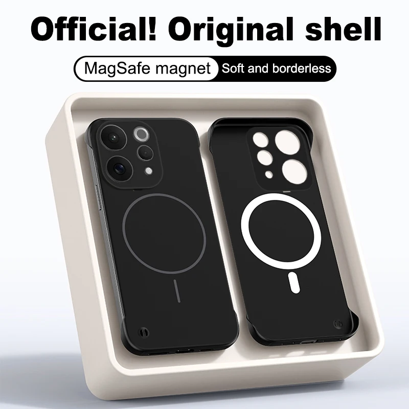 Ultra Thin Shockproof Frosted Hard PC Case with Wireless Charging Compatibility