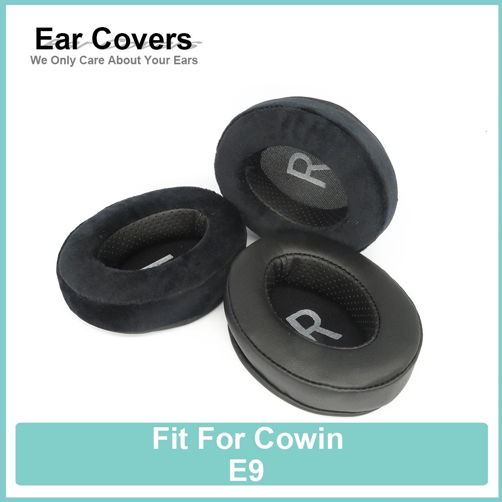 Espuma Ear Pads para Cowin e9 Headphone Protein Velour Carneiro Almofadas para Fone de Ouvido
