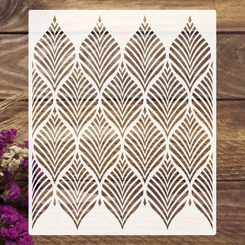Bview Art Texture Stencil 1