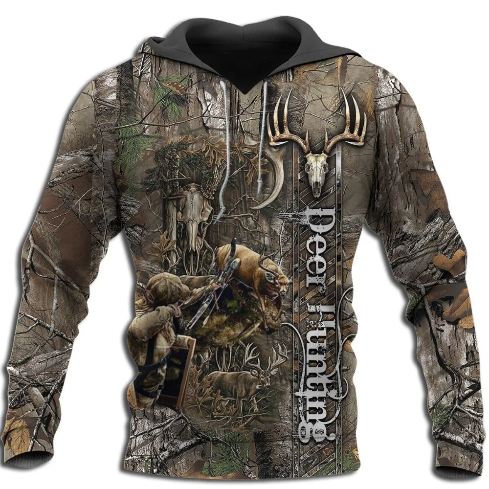 Playera De Camuflaje De Caza De Animales 3d | Meses Sin Interés