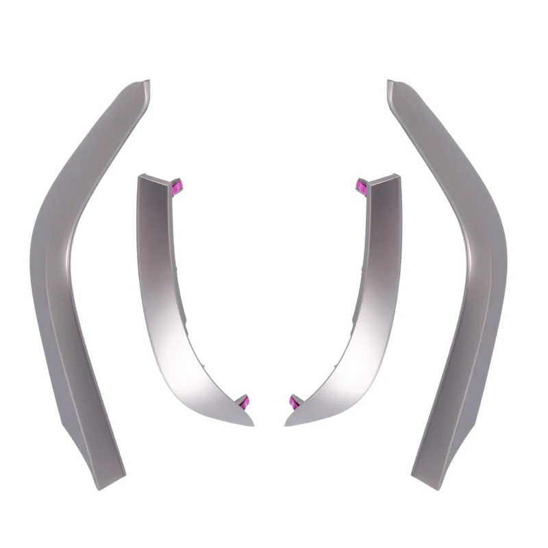 Upper Dashboard Trim Strips For 2009-2013 Toyota Corolla - Left & Right Silver Trim