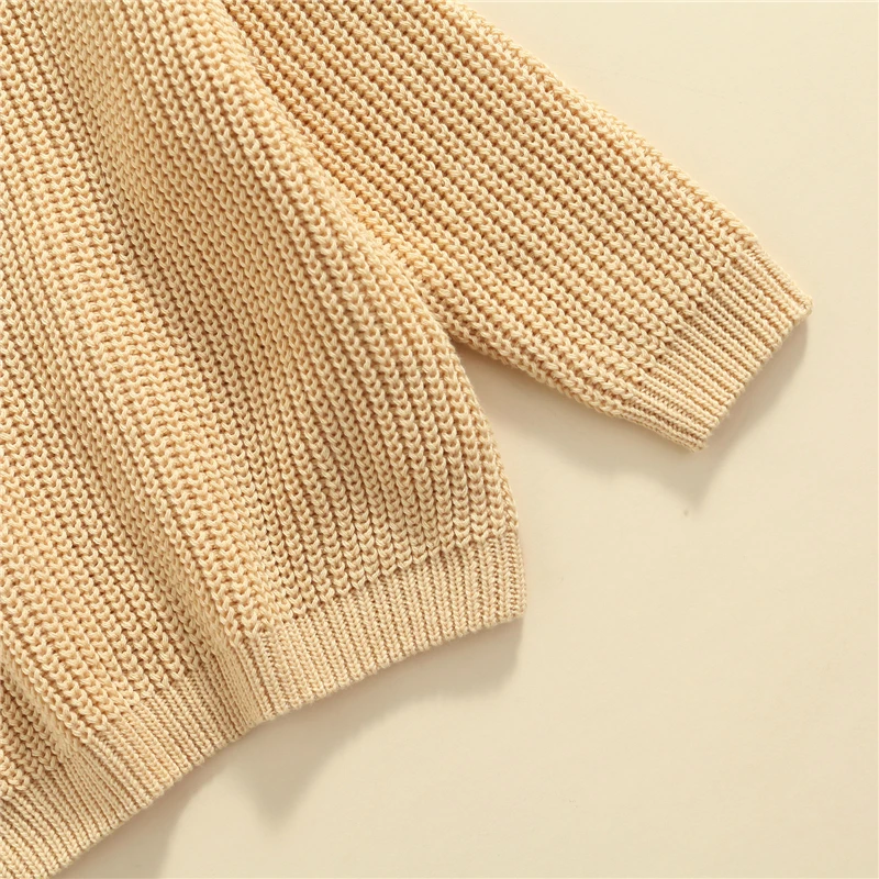 Spring Autumn Newborn Infant Toddler Kids Sweater Knit Wear Pullovers Tops