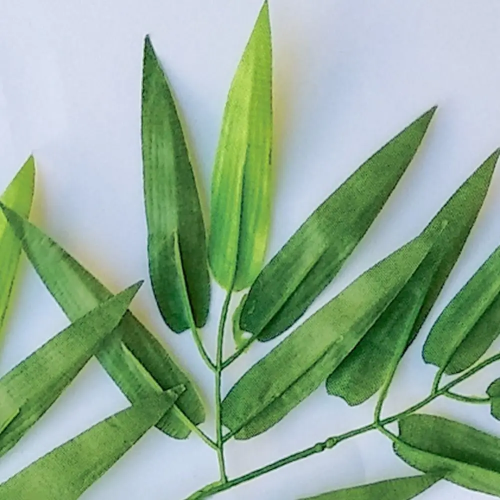 20pcs/lot Durable For Wedding Ornaments Garden Simulation Plant Leaves Silk Cloth Branches Bamboo Leaf