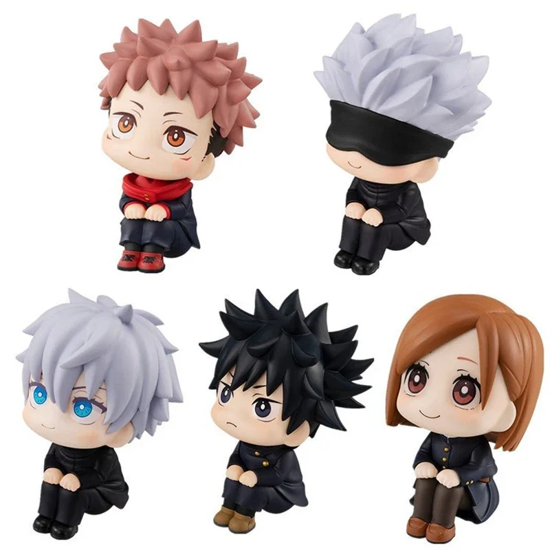 

Jujutsu Kaisen children's action character, Sato, Gojo, Itadori, Yuji, Megumi, sitting position, 10cm model, gift