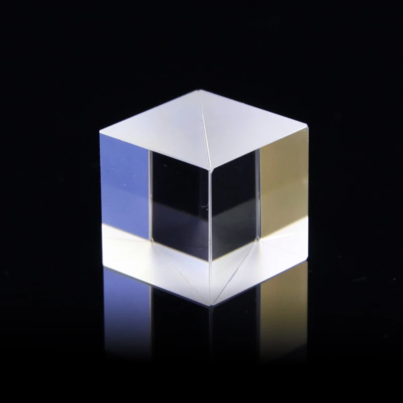 Optical Prism 1 inch Glass Cube Beamsplitters 50R/50T Splitting Polarization Customization optical prisms photography prism