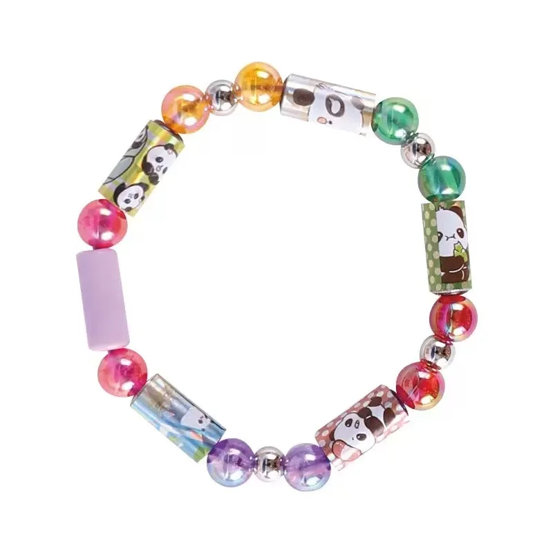 DIY Creative Sticker Bracelet Kit - Bead and Stationery Craft Set