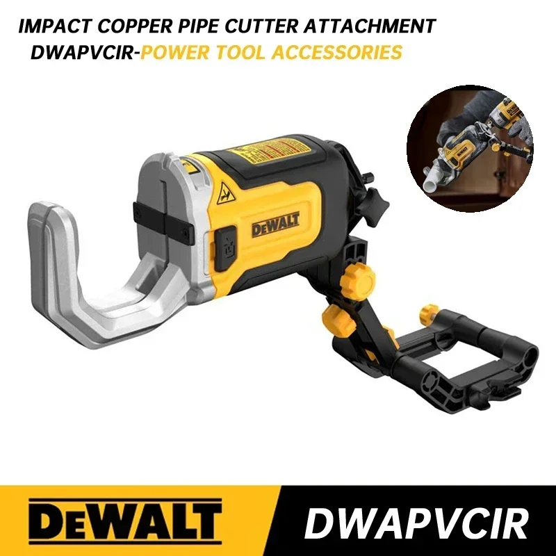 Dewalt 임팩트 커넥트 구리 파이프 커터 부착 PVC/PEX 컷, 18V/20V 임팩트 드라이버 전동 공구 액세서리, DWAPVCIR