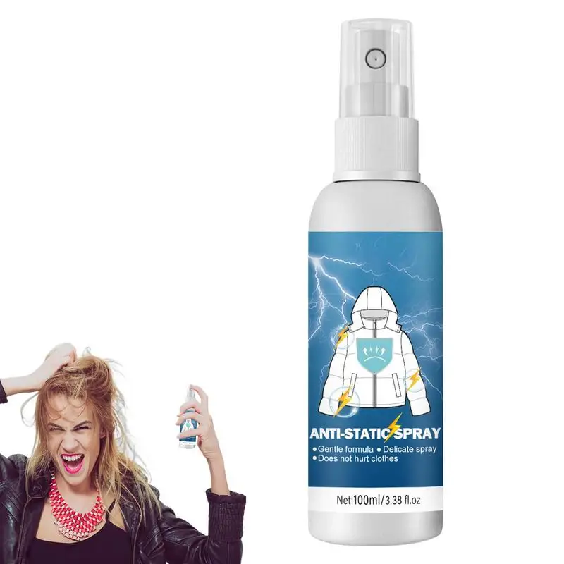 Anti Static Spray Aromatic Non-toxic Long-lasting Nti-static Spray Make Clothes Smooth Water Agent Portable Household Clothing