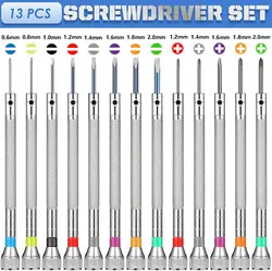13 - Piece Precision Watch Repair Screwdriver Set (13pcs)