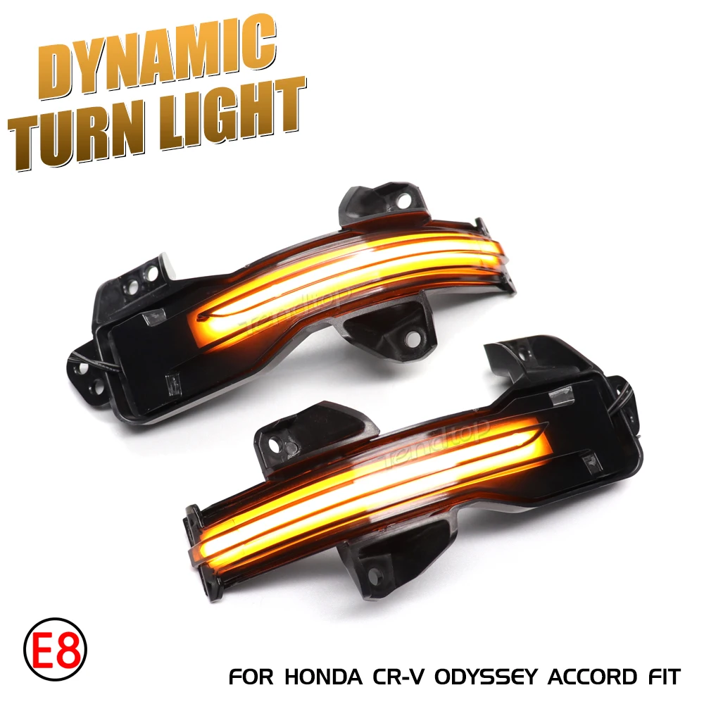 

Dynamic Blinker Turn Signal Flowing Side Mirror Light For Honda CRV 2013-2021 Accord FIT GK5 XRV Greiz Odyssey FIT Jazz City