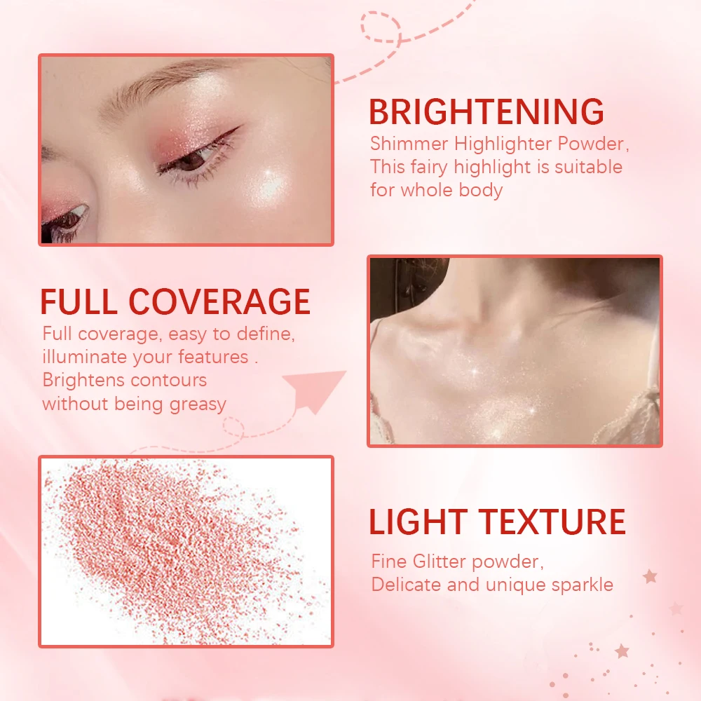 Highlighter Powder Body Makeup Powder For Hair Body