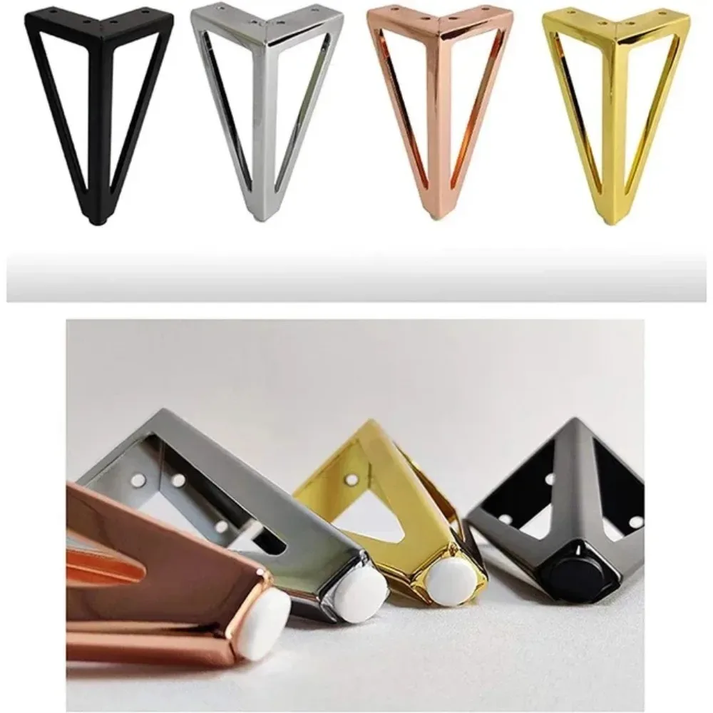 Metal furniture Legs 150mm Cabinet Base Feet V Shape Modern Black Replacement Hairpin Legs Furniture Metal Table Stand
