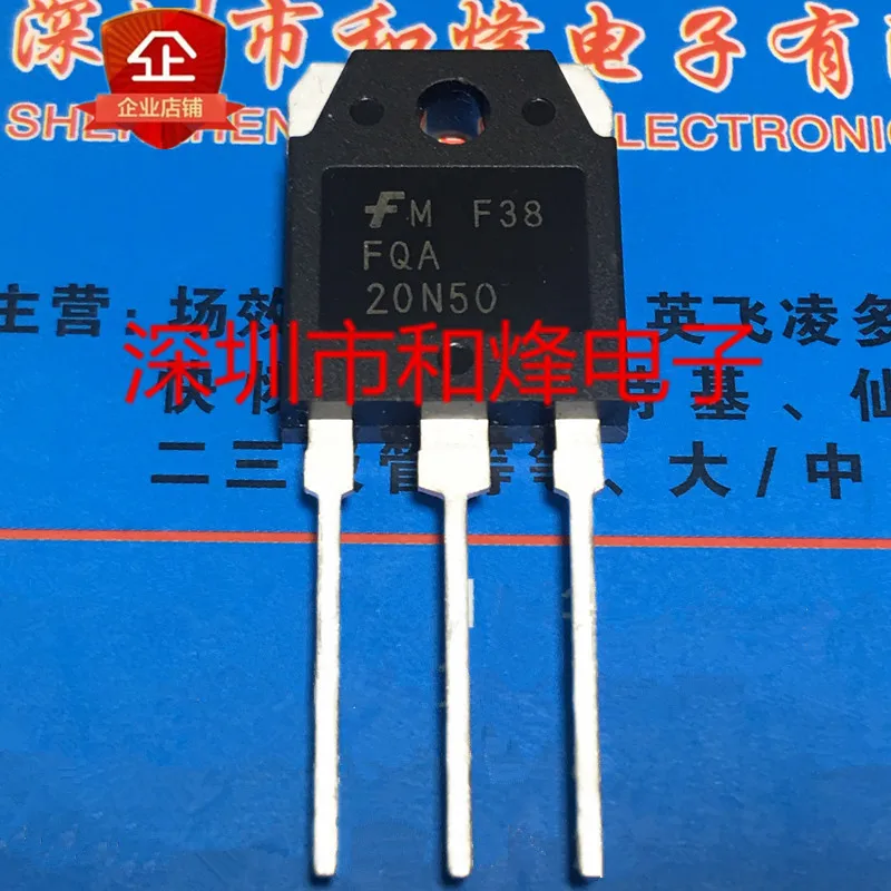 

5PCS-10PCS FQA20N50 TO-3P NEW AND ORIGINAL ON STOCK