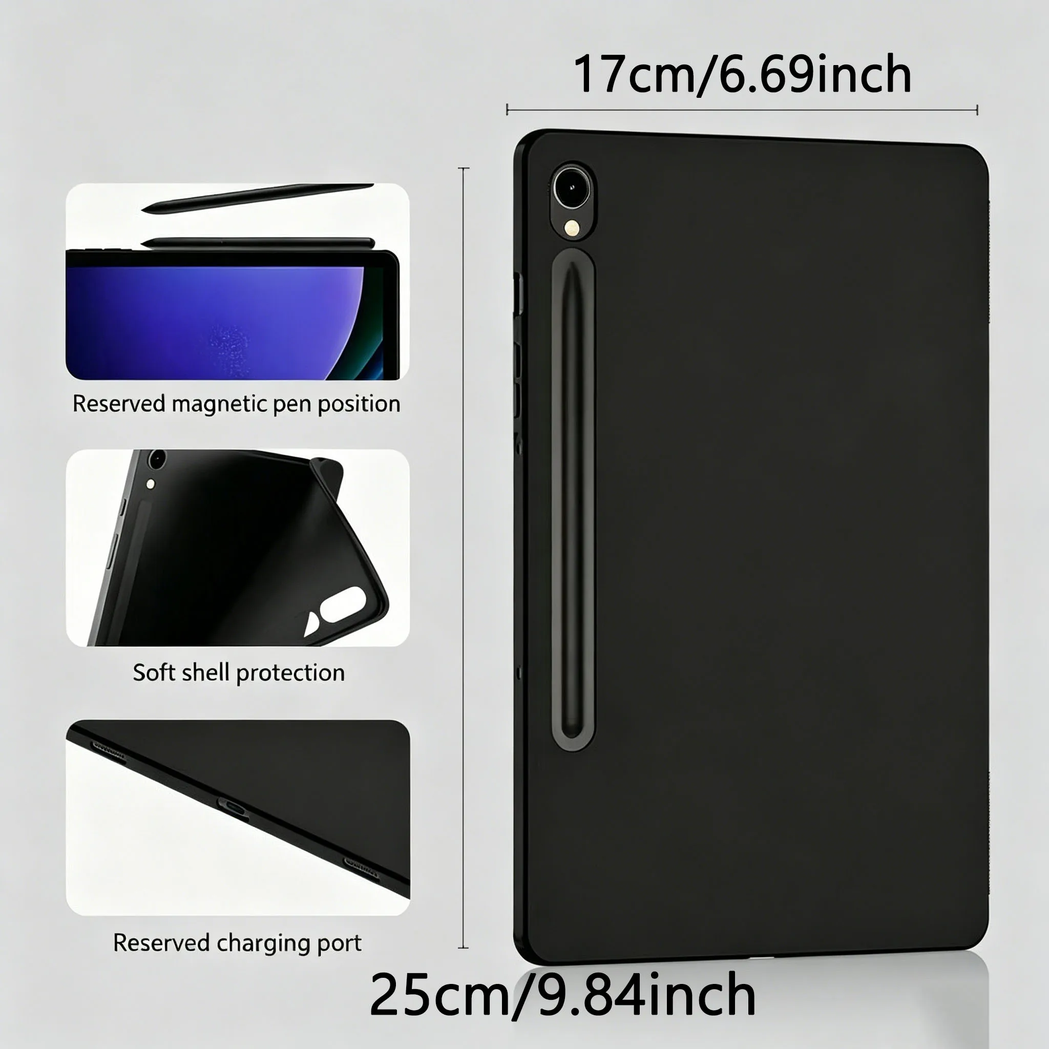 Slim & Shockproof Full-Coverage Soft Tablet Case