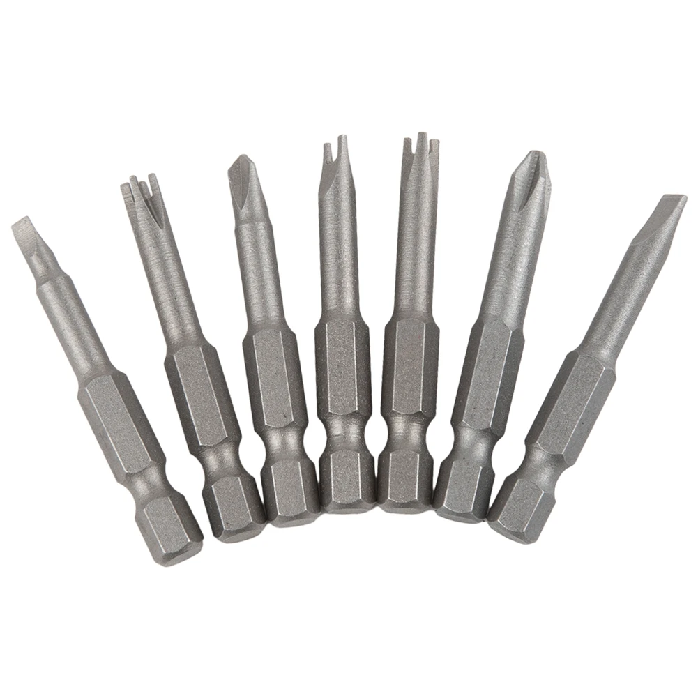 

Brand New High Strength High-quality Screwdriver Tool Screwdriver Bits Screwdriver Bits Set Cross Head PH2 U Y Shape 7pcs/set