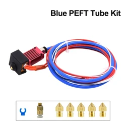 Enhanced 3D Printer Hotend Upgrade Kit with Capricorn PTFE Tube and Nozzle - No plug (Ender3V2)