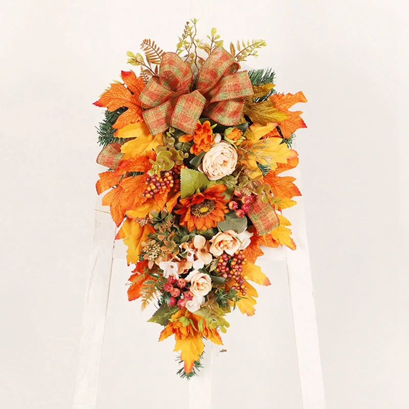 Thanksgiving Fall Wreath 1