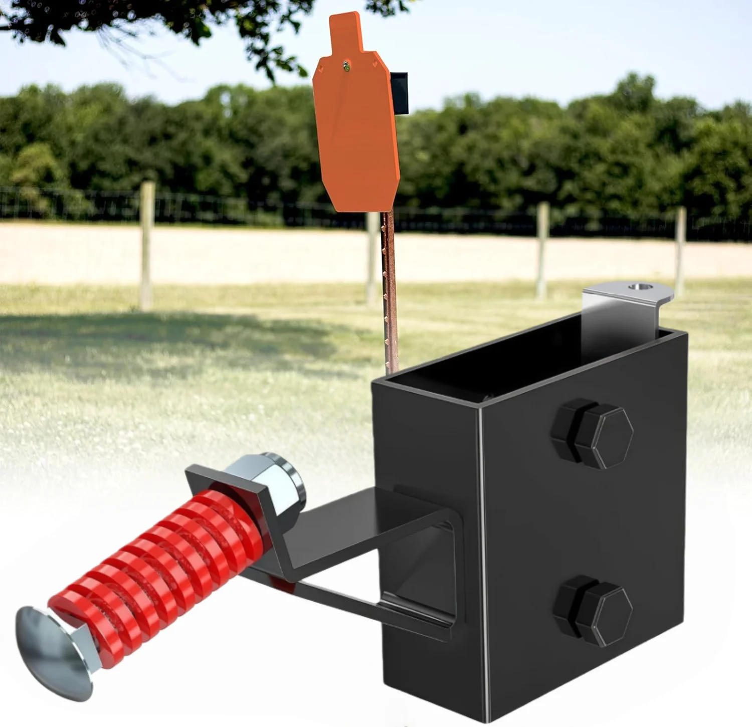 T Post Target T Post Target Hanger for AR500 Shooting Targets Heavy Metal 2x4 Bracket ...