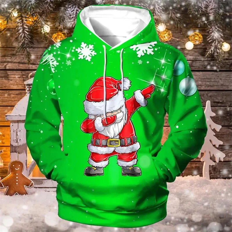 Modern Active Unisex Ugly Christmas Hooded Sweater