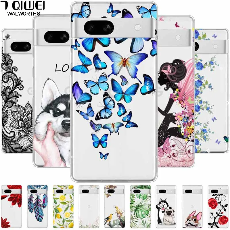 Hülle Für Google Pixel 7A Silikon Schutz TPU Tasche Bumper Case Schwarz Matt 746