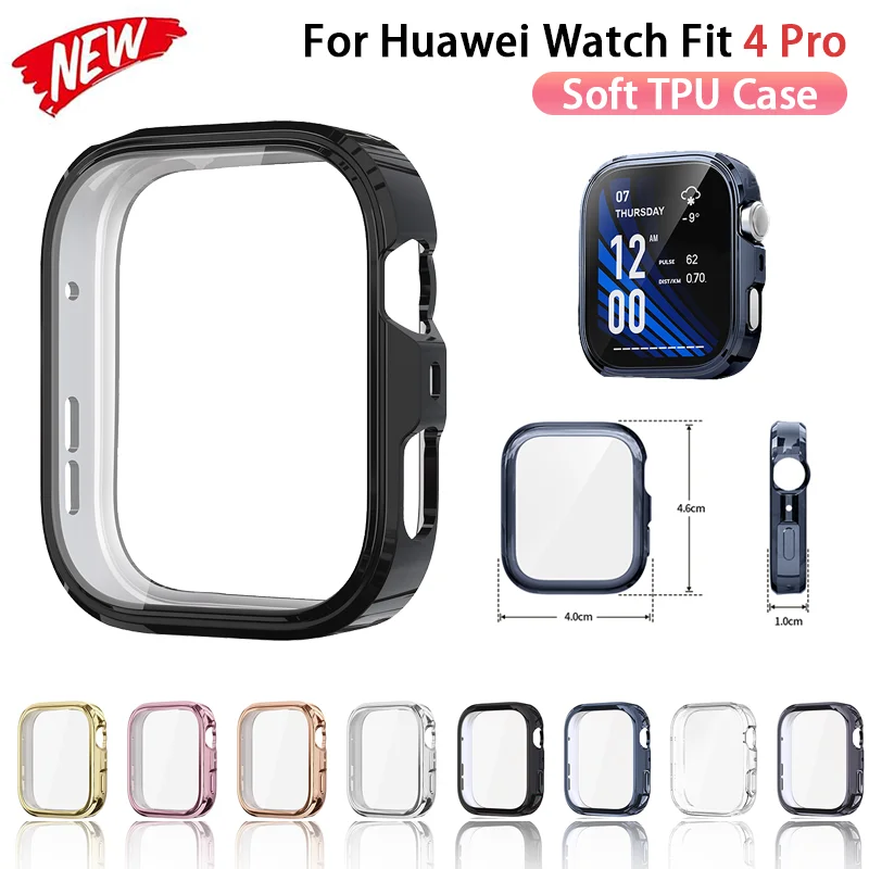 Enhanced Silicone Protective Sleeve for Smartwatch – Soft TPU Full Case Cover