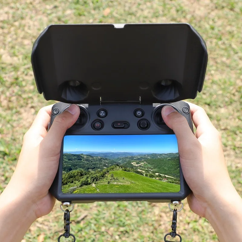 2 in 1 DJI RC Pro Remote Control Sun Hood Sunshade Joystick Screen Protector Cover For DJI Mini 3 Pro / Mavic 3 Accessories drone accessories camera screen protector