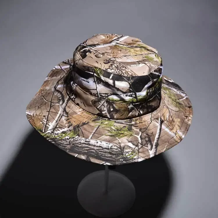 Outdoor Camouflage Sun Bucket Cap for Adults, camouflage hat,tactical hat,tactical boonie hat