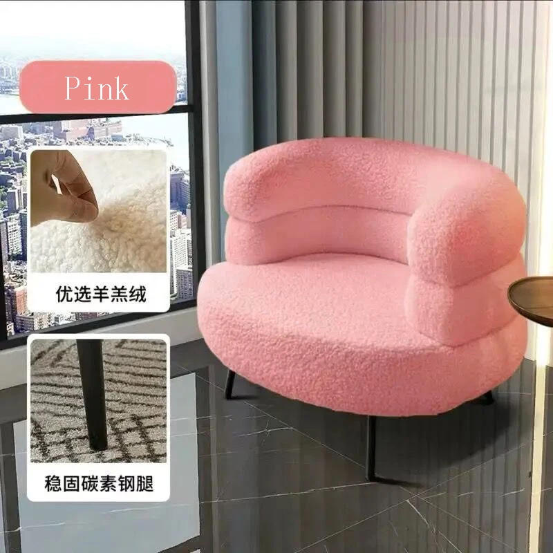 Nordic Ins Living Room Chair Girls Comfortable Bedroom Make Up Chair Student Dormitory Computer Chairs Cloth Home Office Seat living room chair computer chair makeup chair