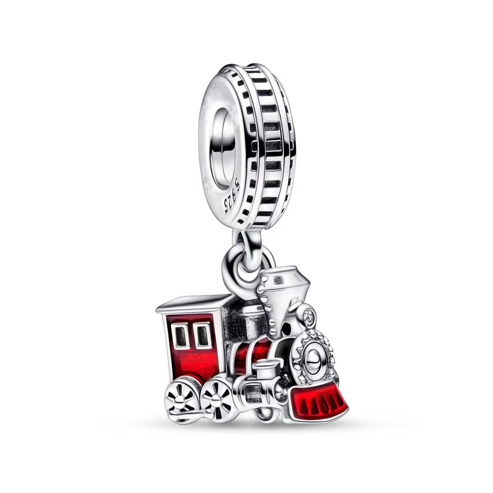 Disney 100Th Anniversary Train Ciondola Charm Fit Original Pandora Charm Bracciali Ciondolo Gioielli Berloque