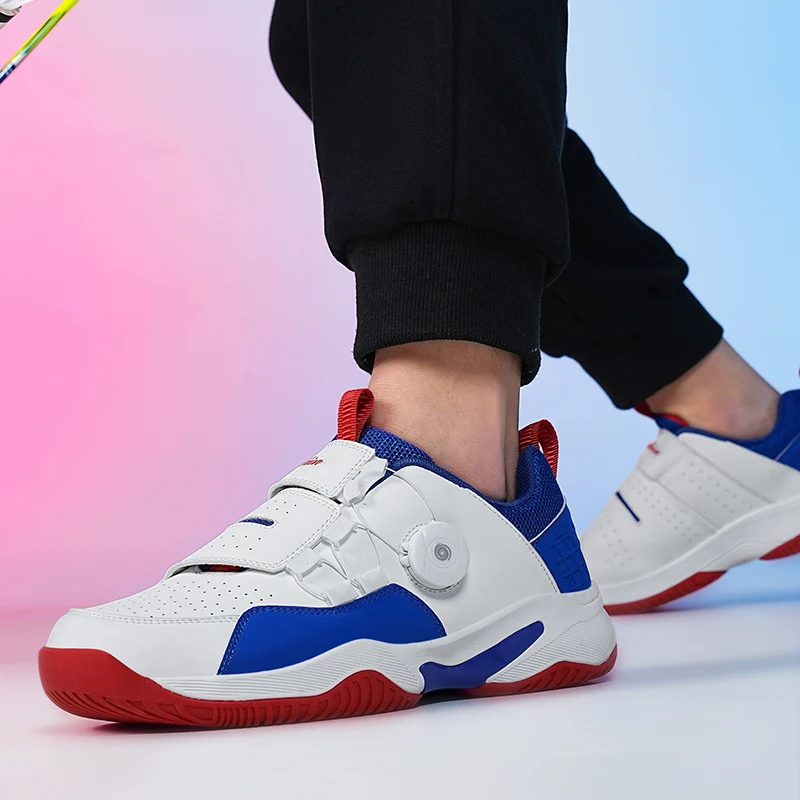 Outdoor Badminton Shoes Men Anti-slip Low-top Outdoor Sports Men's Shoes Wear-resistant Solid Color Casual Running Men