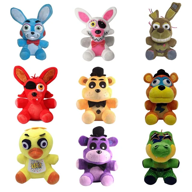 New FNAF Plush Toys Freddys Animal Foxy Bonnie Bear Chica Stuffed Plush Toy  Doll Gift