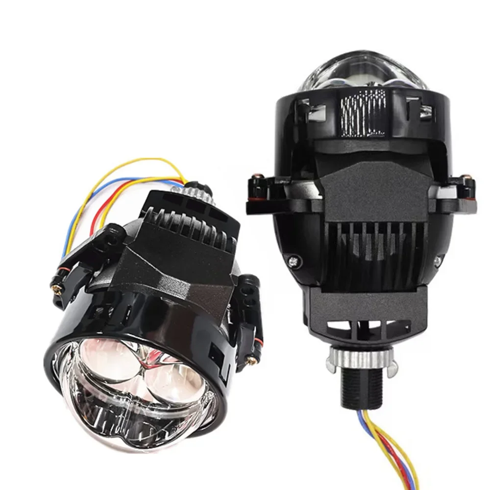 

70W 3 Inch Bi LED Laser Projector Lens Module LED Lens Headlamp Refit H7 H4 Lossless Bifocal Lens Hi Lo Beam Headlight