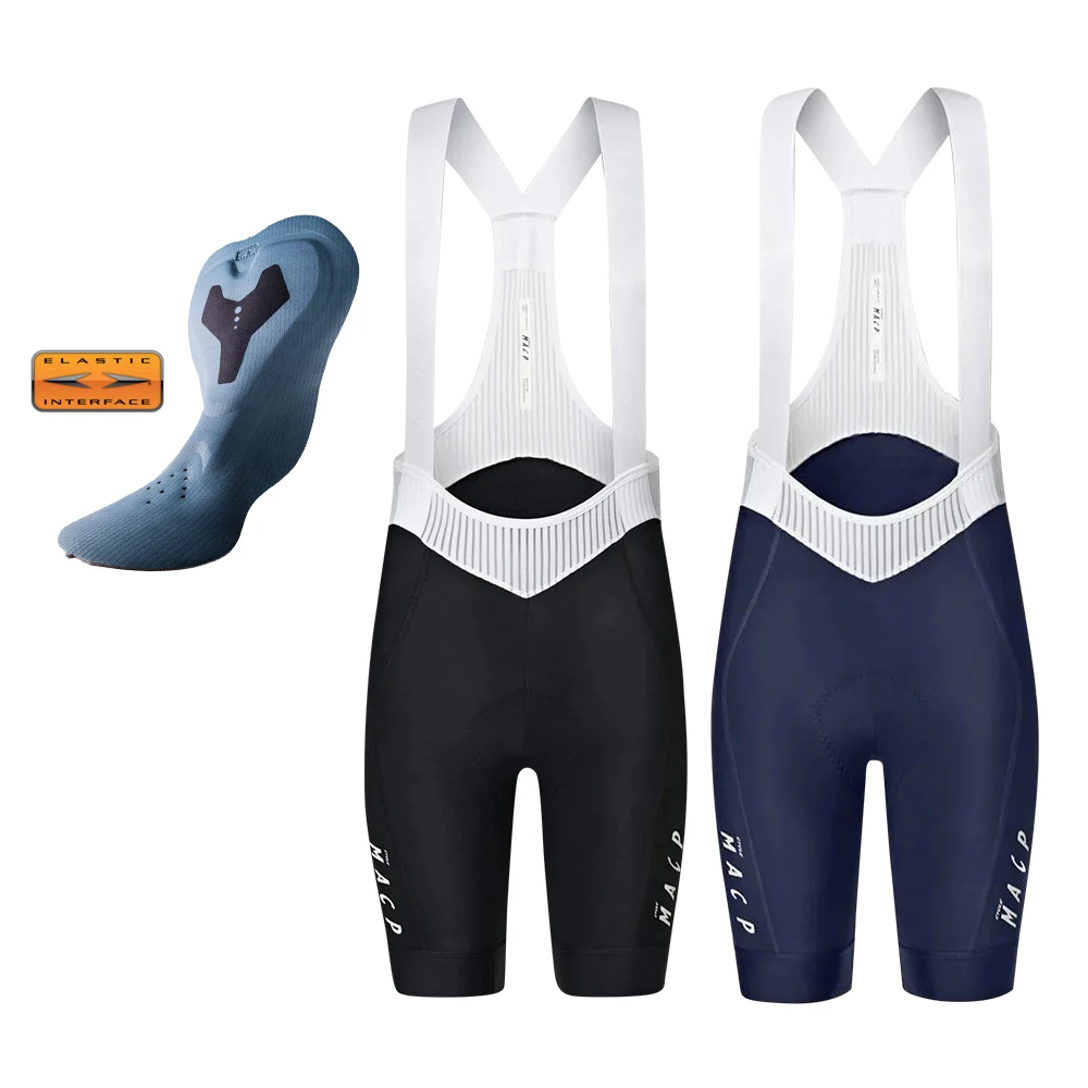 MAP Cycling Bib Shorts Women 7 Hour Ride Elastic Interface Cycling Bib Short