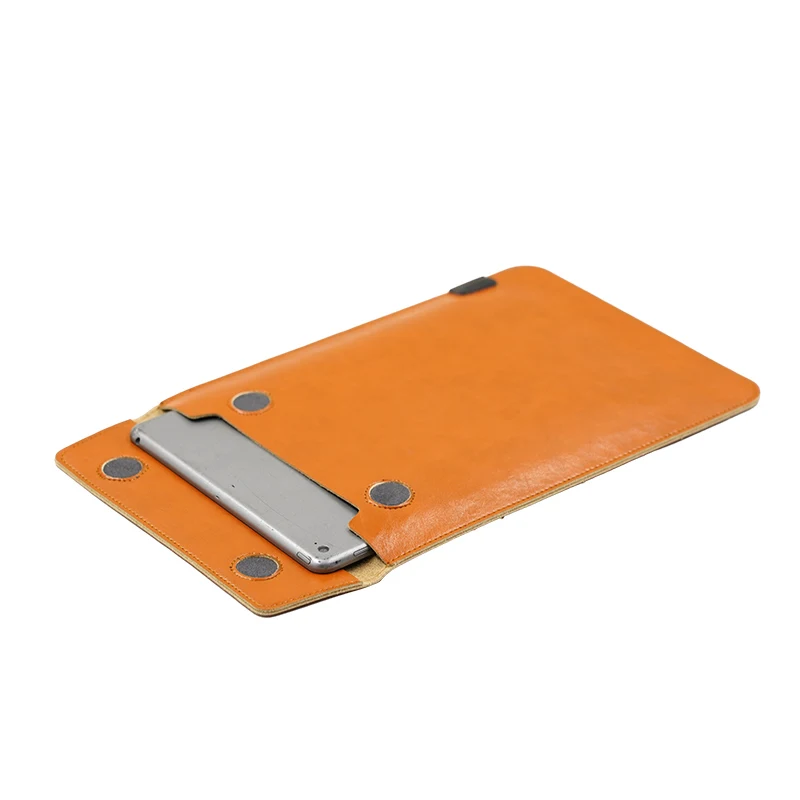 Ultra-fino do Malote da Luva da Tabuleta do Couro do Plutônio Protege o Bolsa Ipad Mini 79 ar do Ipad Pro 97 105 109 11 Pro 129 Case - Imagem 4