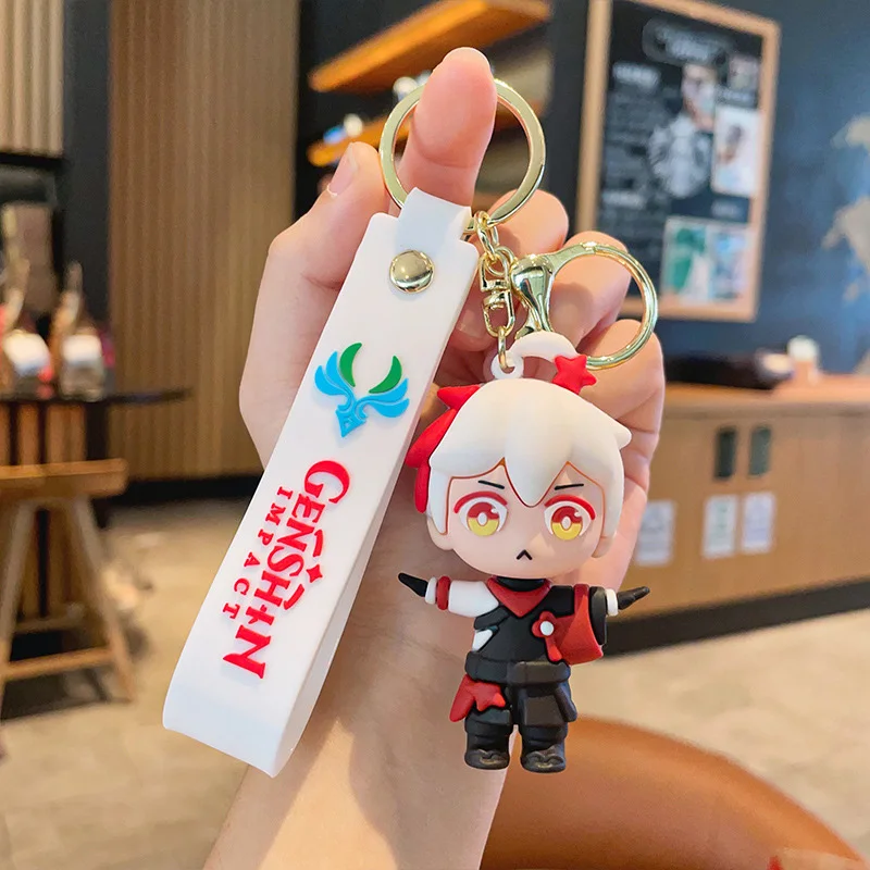 Genshin Impact Kaede Plains Manabe Raiden General Noelle Keychain Cartoon Doll Doll Pendant Couple Car Bag Keychain Creative Gif 3