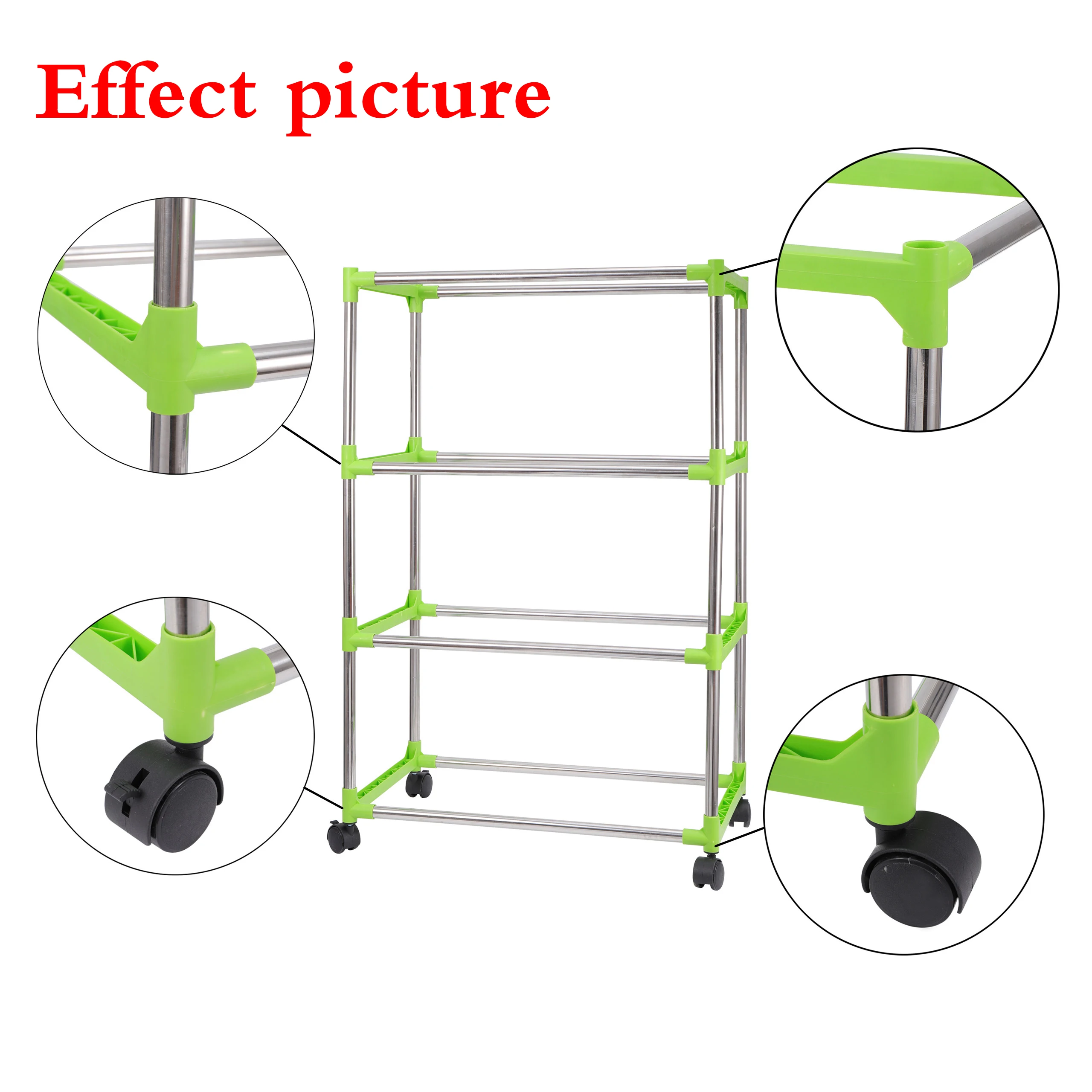 Bean Sprout Nursery Tray Shelf, Stainless Steel Seedling Germination Tray, Hydroponics Vegetable Planting Frame