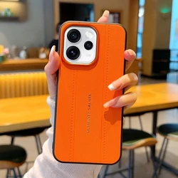 Fashionable Solid Color Leather Phone Case by JSJJZJFF for OPPO Reno15 Pro Max (JS - JJ ZJFF - orange)