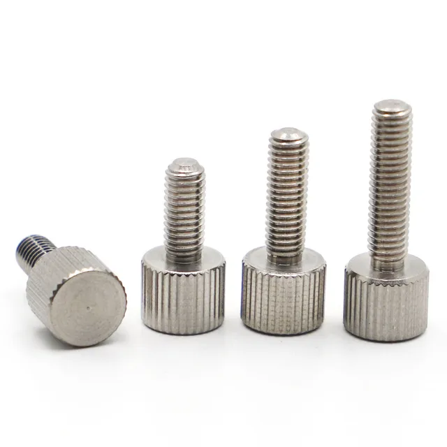 M2 M2.5 M3 M4 M5 M6 M8 304 Stainless Steel Thumb Screws: A Handy Tool for Manual Adjustment