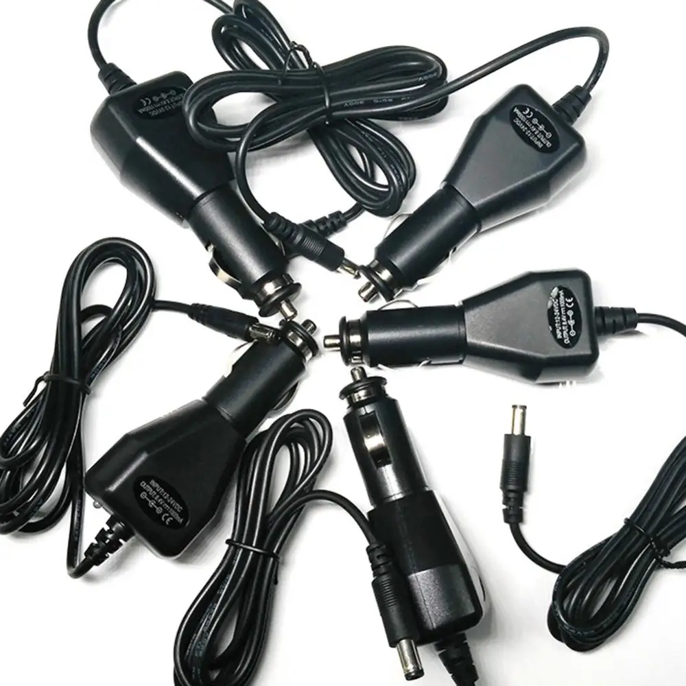 Car Battery Charger Car Charger DC 4.2V 8.4V Durable Car Vehicle Cigarette Lighter 18650 Li-ion LiPo Battery Universal Power Adapter