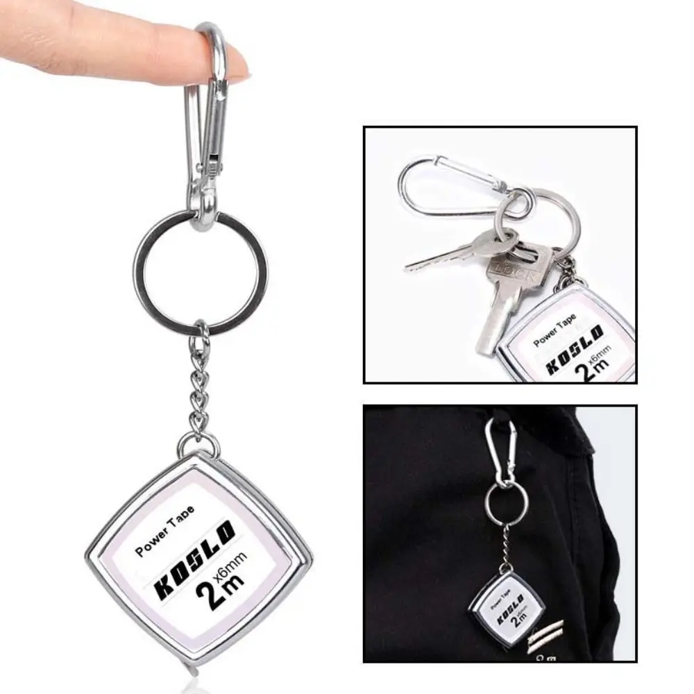 New Hot Easy Retractable Ruler 3 Colors Mini Measure Tape Portable 2m/6.56ft Ruler Tape Measure Tool