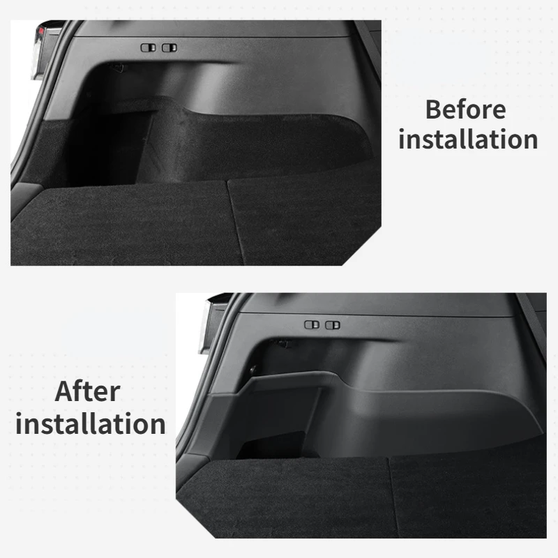 Car Trunk Guard for Tesla Model Y TPE Tail Box Side Fully Wrapped Protective Pan