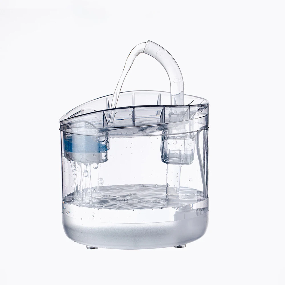 Title 6, 2L Intelligent Cat Water Fountain With Faucet D...