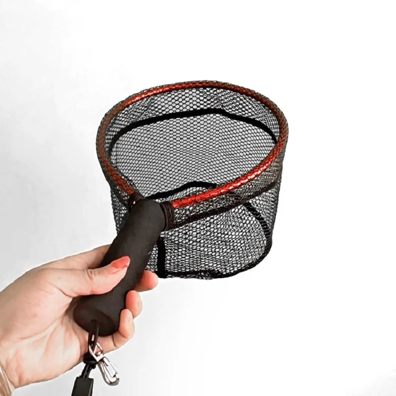 Taiyu Luya Portable Bait Net - Aluminum Alloy, Anti-Hanging, Rubber Silicone Bag, One-Piece Hand Copy Net Wholesale
