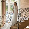 ANGEL Exquisite Wedding Dresses 2025 New A-Line Chiffon Customized Sexy Bridal Gowns Applique Backless Vestidos de Novia Boda 1