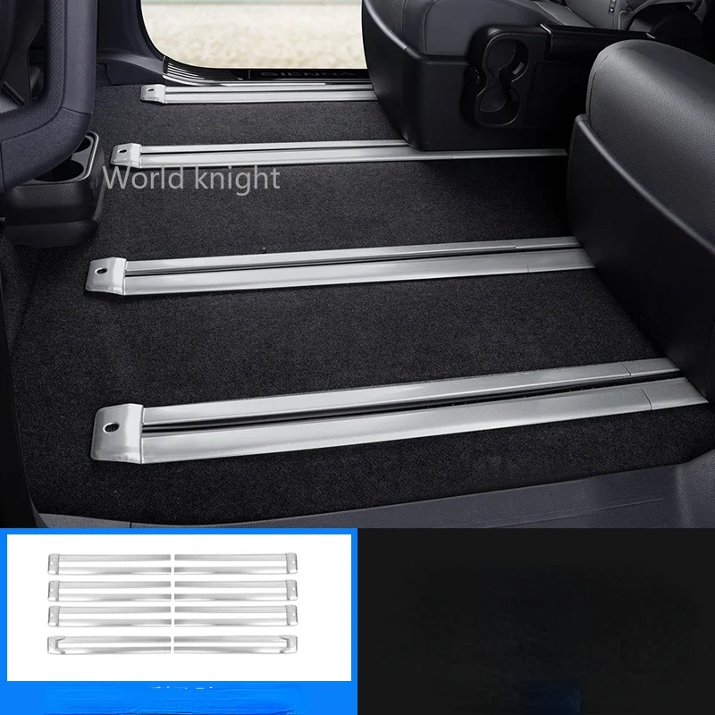 

Для Toyota Sienna XL40 2021 2022 автомобильный молдинг заднее сиденье дорожка слайд рейка рамка Крышка отделка Аксессуары нержавеющая сталь
