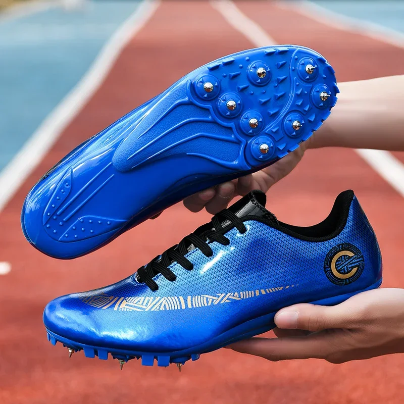Running Spikes Athletic Running Shoes Men Training Competition Sprint Track and Field