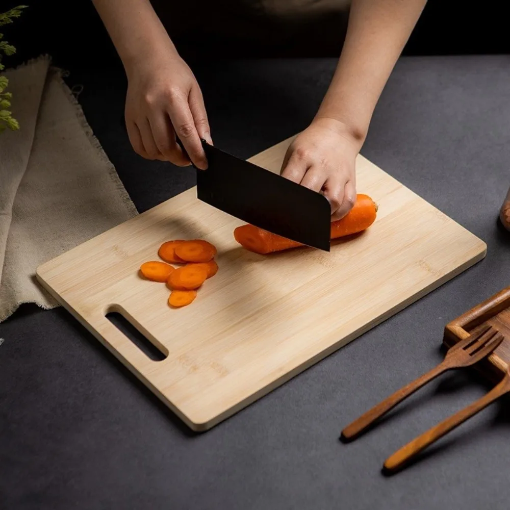 Sustainable Bamboo Cutting Board - Durable & Portable Double-Sided Chopping Board