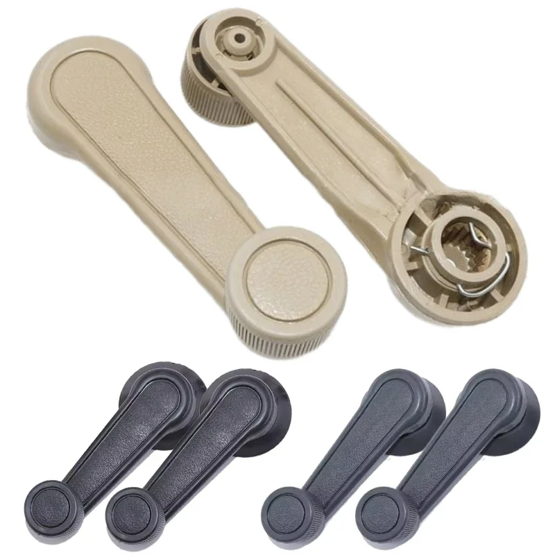 1Pc Car Window Connect Winder Handle Black/Grey/Beige Glass Shaker Handle Replacement Universal Automobile Accessories car window winder handle