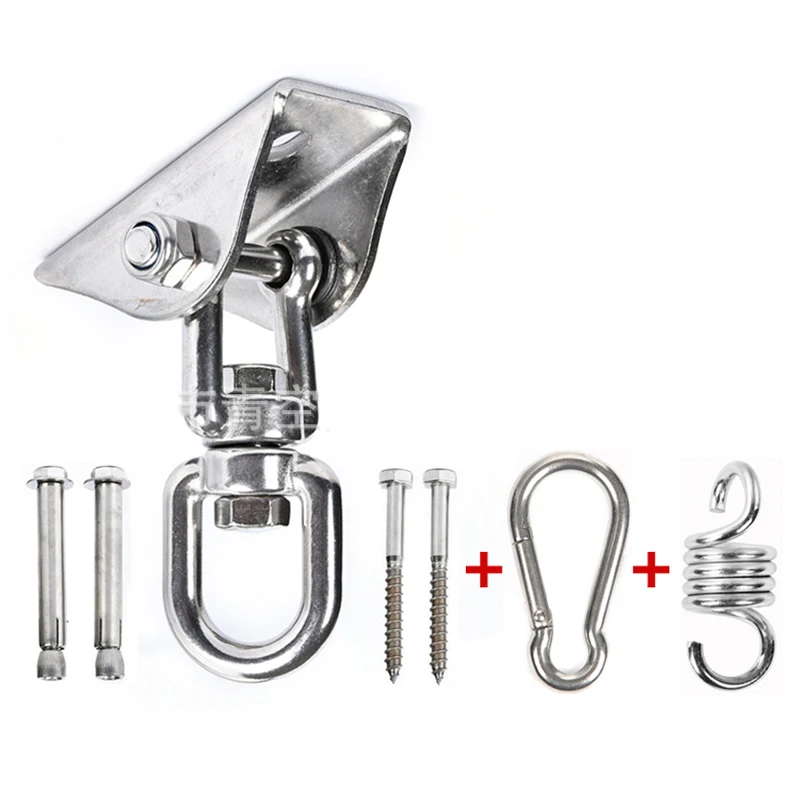

Heavy Duty Swing Hanger Stainless Steel 304 antirust 180° Silent Swing, Playground Porch Yoga Seat Trapeze, Hammock Chair, Hangi