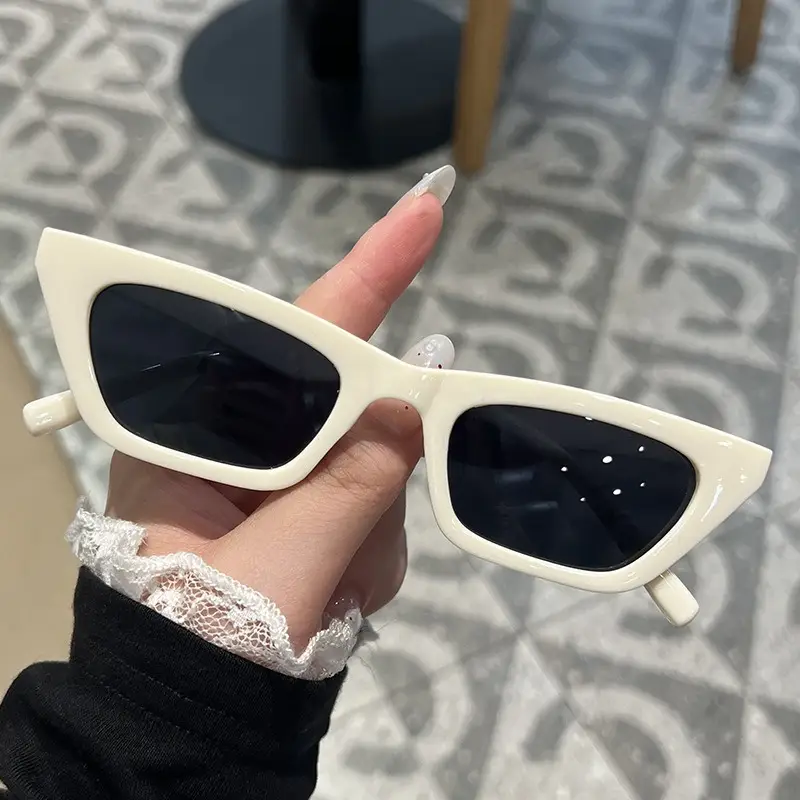 Cat Eye Shape Sunglasses Beach Sun Protection Sun Glasses Fashion Shades 90s Glasses Summer Eyewear - Image 6